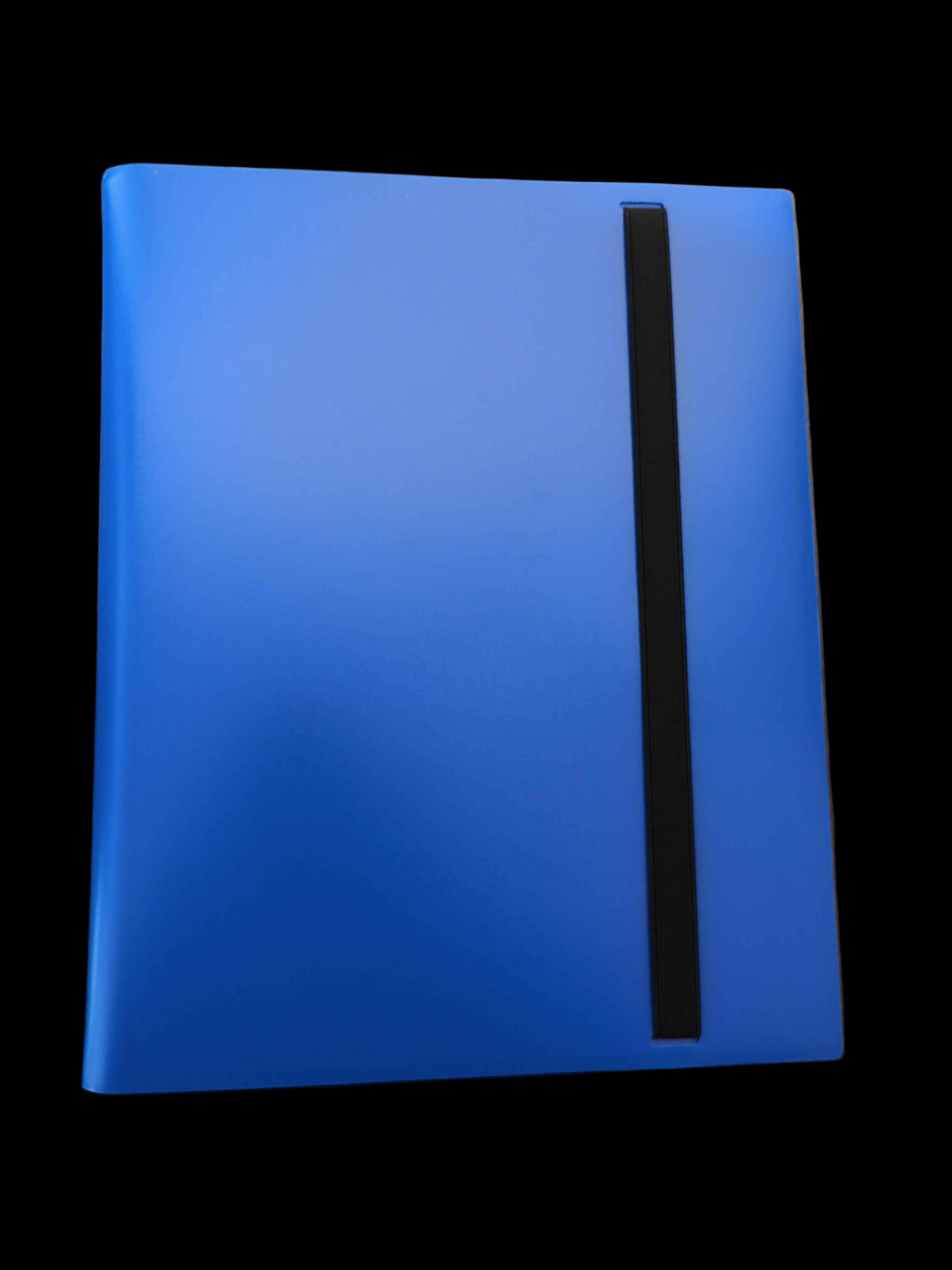 Classeur bleu pour cartes Pokémon, pochette de rangement officielle, fond noir