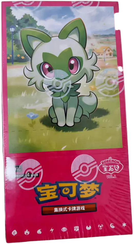 🇨🇳 Display Pokémon Gem Pack Volume One Poke-Korean