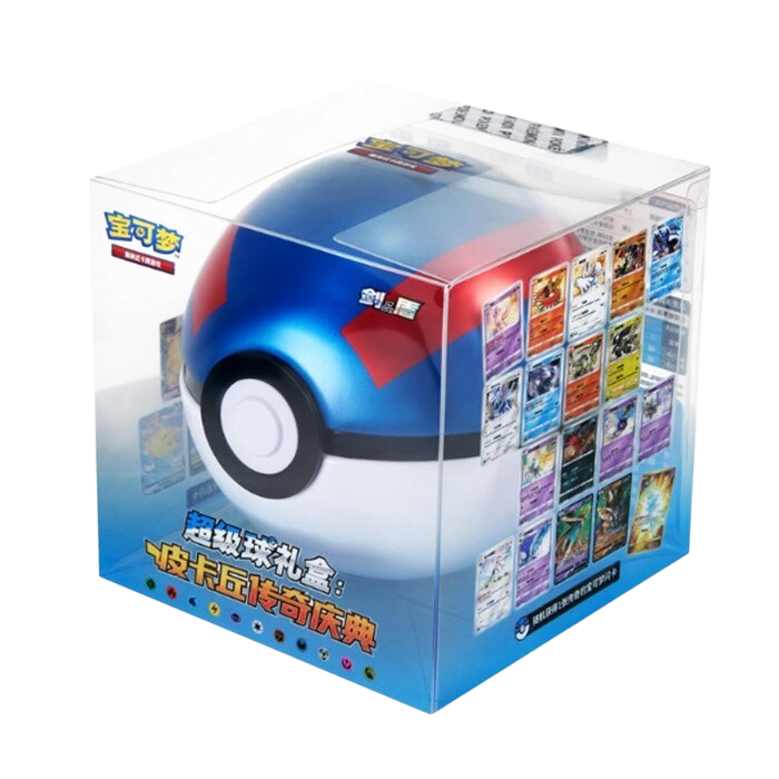 Pokémon Pokéball Bleu – Coffret Collector Édition Chinoise Exclusive