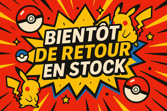Pikachu et Poké Balls bientôt de retour en stock, illustration dynamique Pokémon