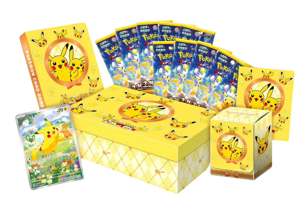 🇰🇷 Coffret Box pikachu Coréen