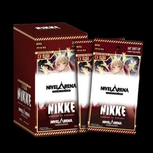 Boîte et boosters Pokémon Nikke Nivel Arena, édition coréenne, collection officielle
