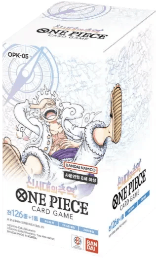Boîte de cartes One Piece OPK-05, jeu de cartes à collectionner Bandai Namco, 126 cartes, version coréenne