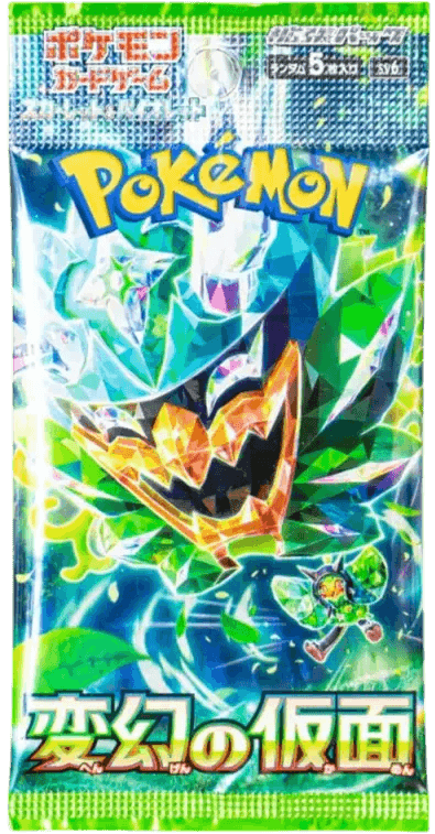 Booster Pokémon Épée et Bouclier : Masque de l'Évolution, édition japonaise avec artwork brillant et éclatant
